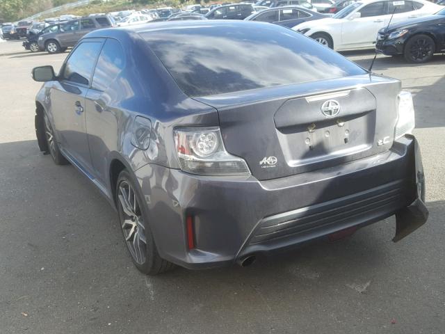 JTKJF5C77FJ013669 - 2015 TOYOTA SCION TC 灰色 照片 3