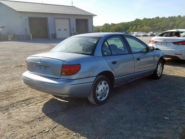 1G8ZH52862Z131281 - 2002 SATURN SL1 BLUE photo 4