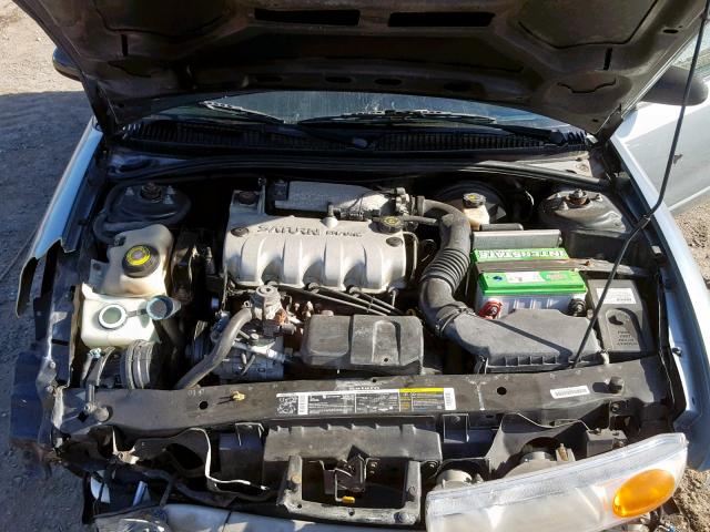 1G8ZH52862Z131281 - 2002 SATURN SL1 BLUE photo 7