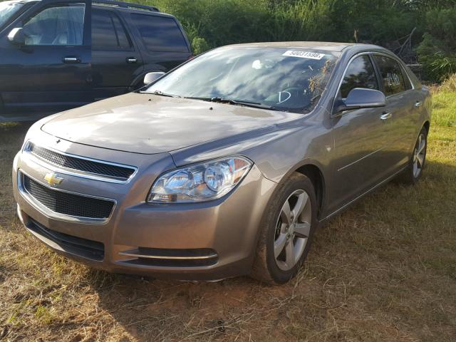 1G1ZC5EU8CF325738 - 2012 CHEVROLET MALIBU 1LT GRAY photo 2