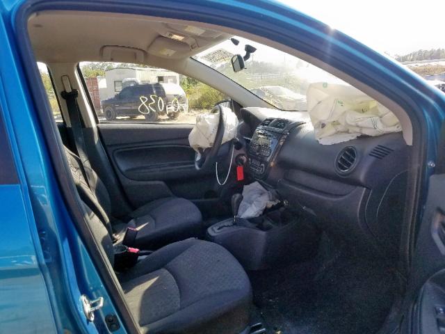 ML32A3HJ1EH024386 - 2014 MITSUBISHI MIRAGE DE BLUE photo 5