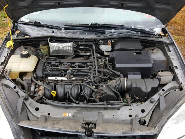 1FAFP34N25W252419 - 2005 FORD FOCUS ZX4 GRAY photo 7