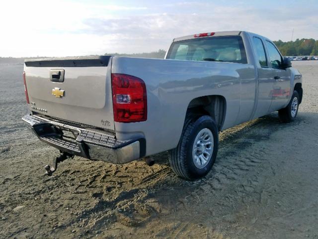 1GCEC19099E147682 - 2009 CHEVROLET SILVERADO SILVER photo 4