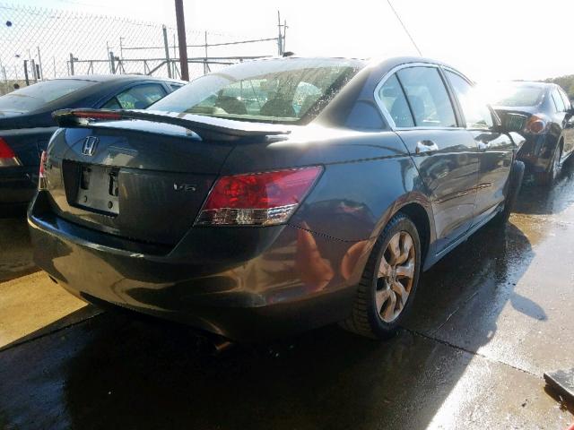 5KBCP3F82AB003140 - 2010 HONDA ACCORD EXL GRAY photo 4