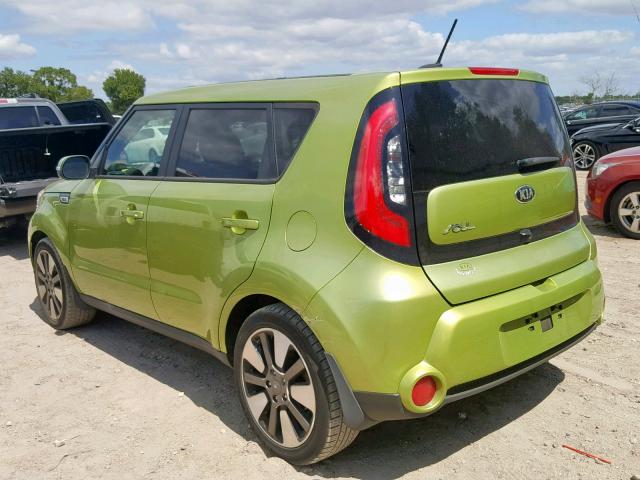 KNDJX3A54E7715308 - 2014 KIA SOUL ! GREEN photo 3