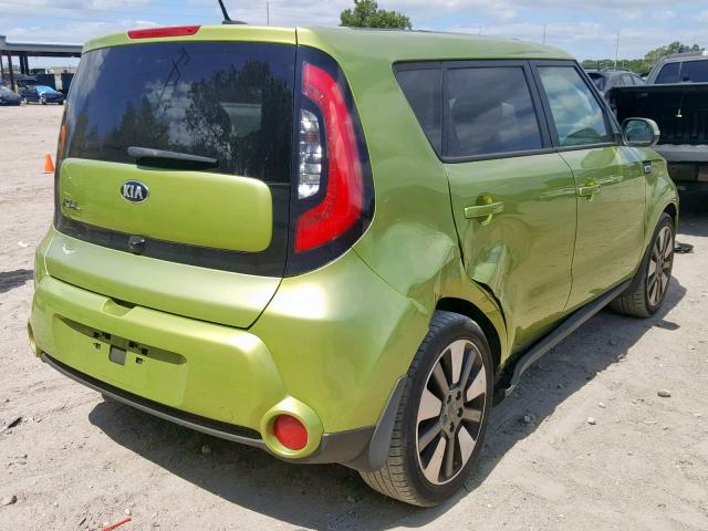 KNDJX3A54E7715308 - 2014 KIA SOUL ! GREEN photo 4