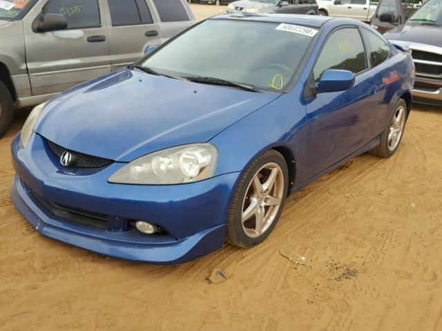 JH4DC53064S014446 - 2004 ACURA RSX TYPE-S BLUE photo 2