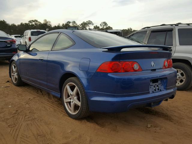 JH4DC53064S014446 - 2004 ACURA RSX TYPE-S BLUE photo 3