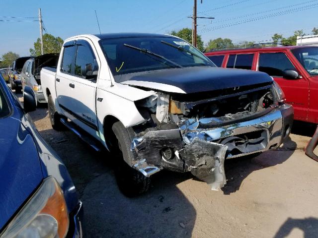 1N6AA0EJ8BN307843 - 2011 NISSAN TITAN S WHITE photo 1