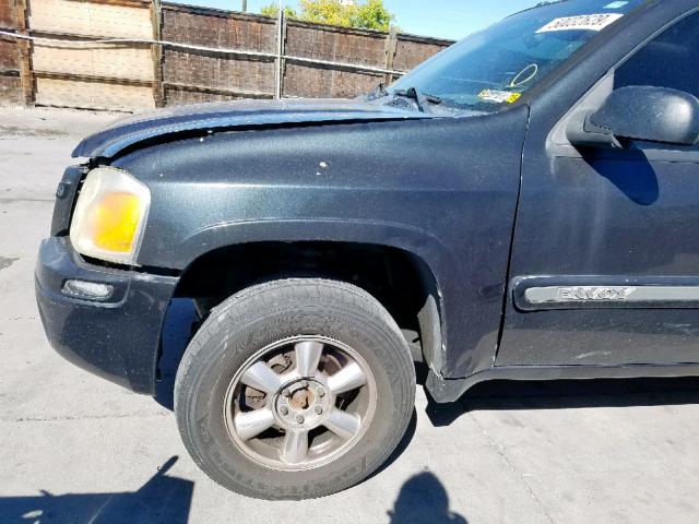 1GKDT13S642394985 - 2004 GMC ENVOY GRAY photo 10