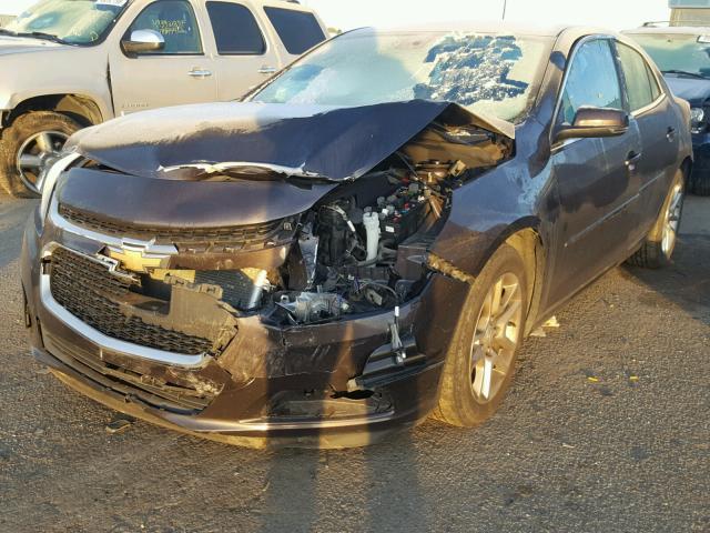 1G11C5SL8FF156897 - 2015 CHEVROLET MALIBU 1LT GRAY photo 2