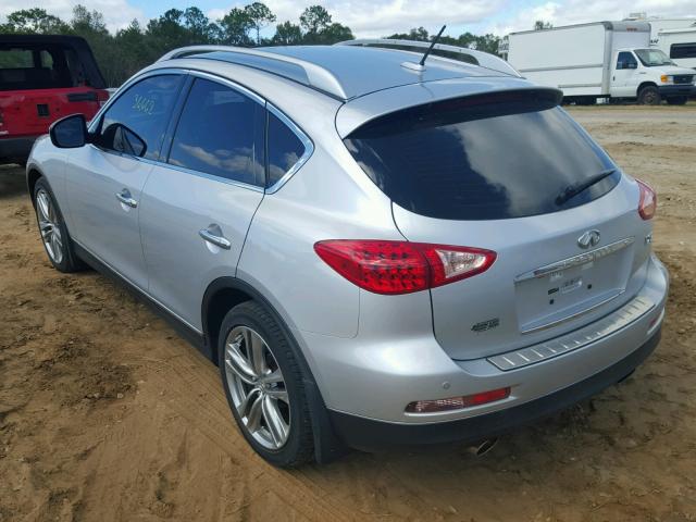 JN1BJ0HR0DM482382 - 2013 INFINITI EX37 BASE SILVER photo 3