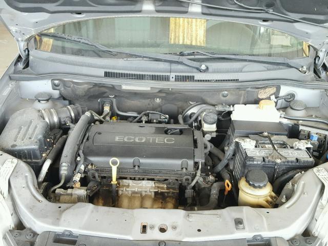 KL1TD66E69B618567 - 2009 CHEVROLET AVEO LS GRAY photo 7