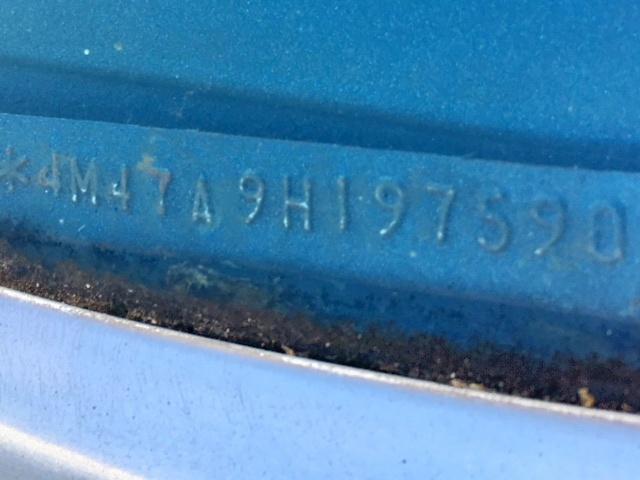 4M47A9H197590 - 1979 BUICK REGAL BLUE photo 10