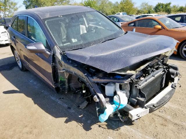 5J8TB4H59HL004879 - 2017 ACURA RDX TECHNO GRAY photo 1