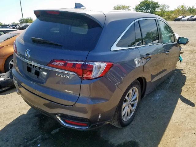 5J8TB4H59HL004879 - 2017 ACURA RDX TECHNO GRAY photo 4