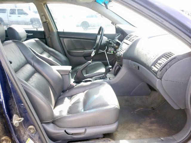 1HGCM56877A138992 - 2007 HONDA ACCORD EX BLUE photo 5