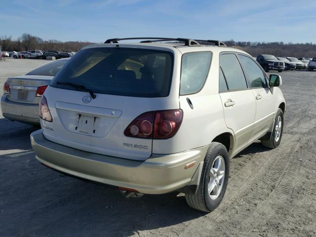 JT6HF10U1Y0124095 - 2000 LEXUS RX 300 TAN photo 4