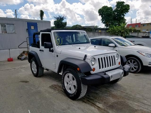 1C4AJWBG5CL170663 - 2012 JEEP WRANGLER S WHITE photo 1