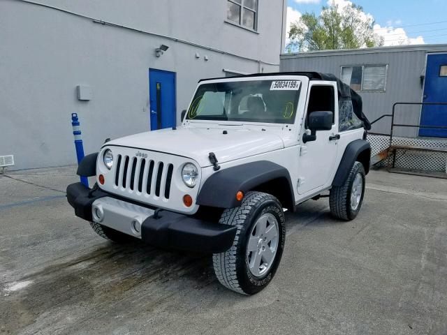 1C4AJWBG5CL170663 - 2012 JEEP WRANGLER S WHITE photo 2