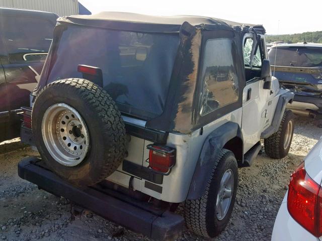 1J4FA39S95P345436 - 2005 JEEP WRANGLER X SILVER photo 4