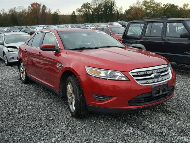 1FAHP2EW2AG112935 - 2010 FORD TAURUS SEL RED photo 1