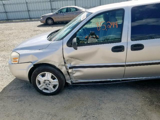 1GNDV23W48D208411 - 2008 CHEVROLET UPLANDER L SILVER photo 9