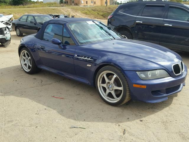 WBSCK9330WLC87375 - 1998 BMW M ROADSTER BLUE photo 9