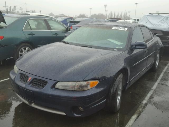 1G2WR52162F228947 - 2002 PONTIAC GRAND PRIX BLUE photo 2