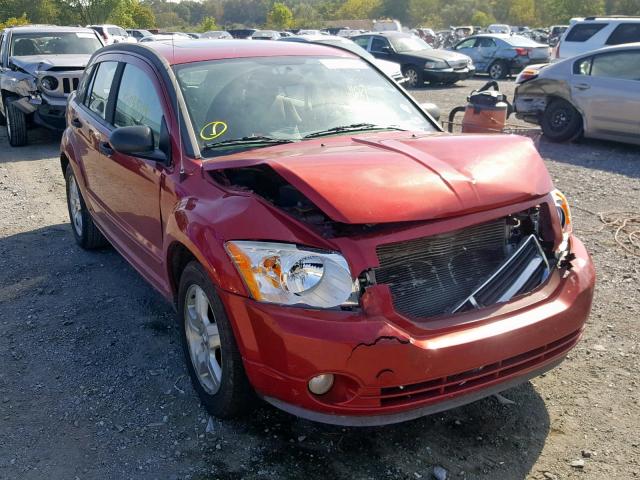 1B3HB48B07D504840 - 2007 DODGE CALIBER SX RED photo 1