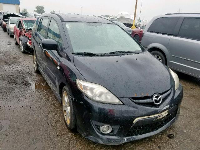 JM1CR293380314538 - 2008 MAZDA 5 BLACK photo 1