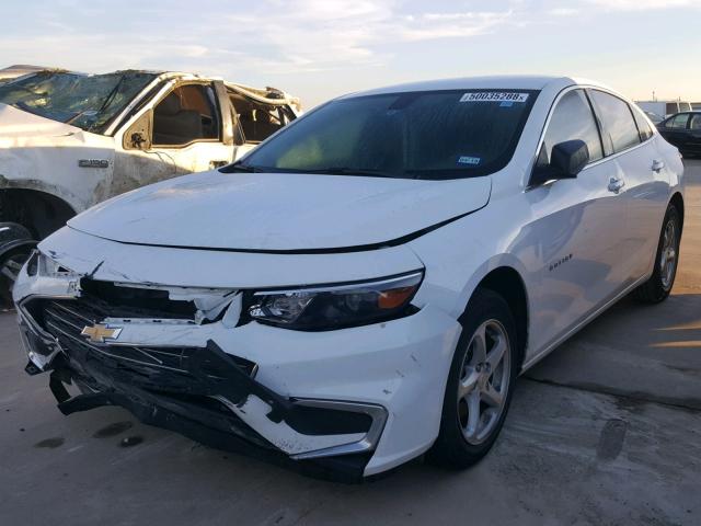 1G1ZB5ST4HF262482 - 2017 CHEVROLET MALIBU LS 白色 照片 2