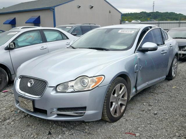 SAJWA0FA3AHR54219 - 2010 JAGUAR XF LUXURY SILVER photo 2