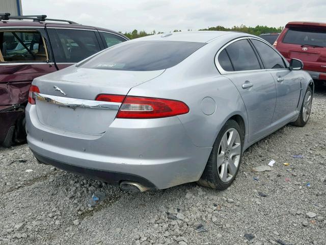 SAJWA0FA3AHR54219 - 2010 JAGUAR XF LUXURY SILVER photo 4