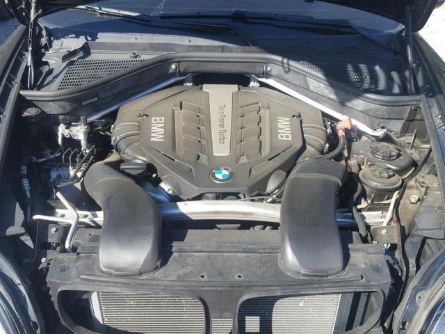 5UXFG8C55DL592042 - 2013 BMW X6 XDRIVE5 BLACK photo 7