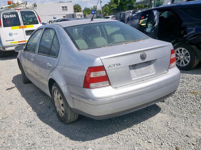 3VWRK69M44M073365 - 2004 VOLKSWAGEN JETTA GL SILVER photo 3