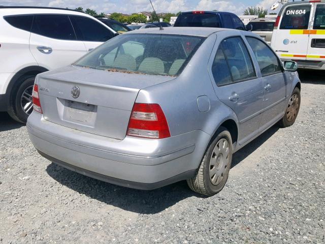 3VWRK69M44M073365 - 2004 VOLKSWAGEN JETTA GL SILVER photo 4