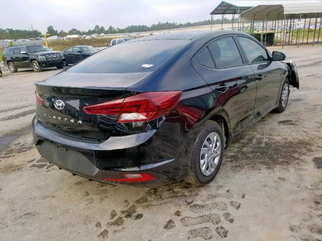 KMHD74LF9KU789387 - 2019 HYUNDAI ELANTRA SE BLACK photo 4