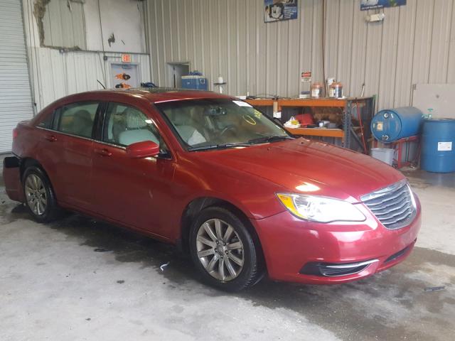 1C3CCBBB8DN618176 - 2013 CHRYSLER 200 TOURIN RED photo 1