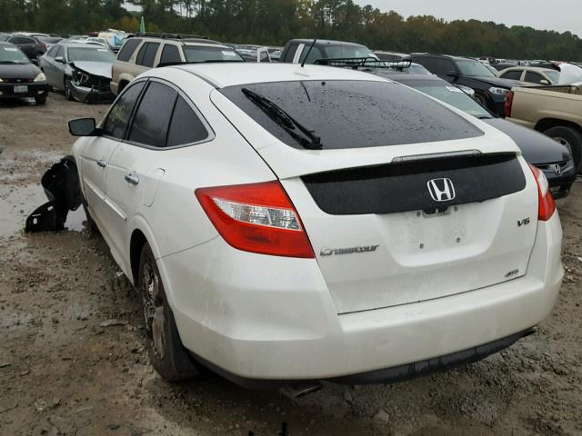 5J6TF2H51CL006474 - 2012 HONDA CROSSTOUR WHITE photo 3