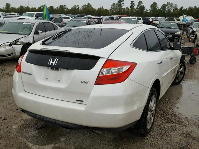 5J6TF2H51CL006474 - 2012 HONDA CROSSTOUR WHITE photo 4