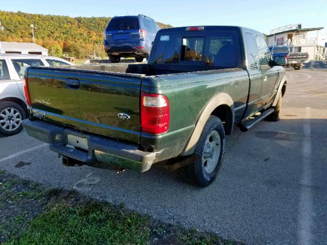 1FTZR45E73TA05157 - 2003 FORD RANGER SUP GREEN photo 4