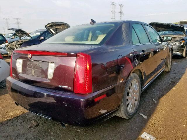 1G6DA67V990164009 - 2009 CADILLAC STS PURPLE photo 4