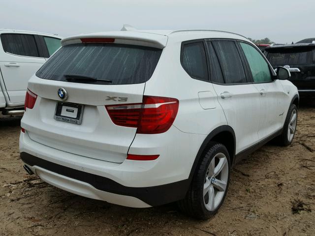 5UXWX9C31H0W74376 - 2017 BMW X3 XDRIVE2 WHITE photo 4