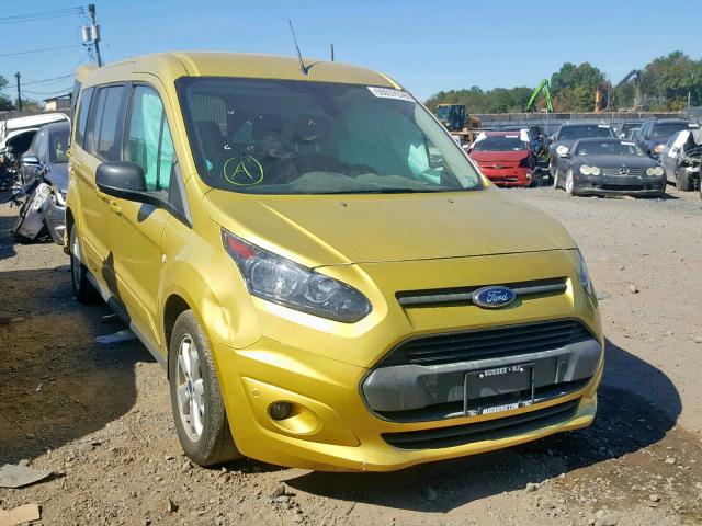 NM0GS9F75E1157474 - 2014 FORD TRANSIT CO YELLOW photo 1