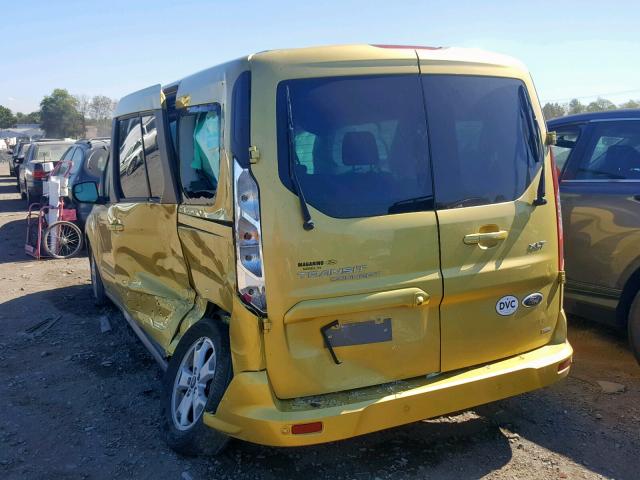 NM0GS9F75E1157474 - 2014 FORD TRANSIT CO YELLOW photo 3