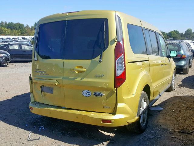 NM0GS9F75E1157474 - 2014 FORD TRANSIT CO YELLOW photo 4