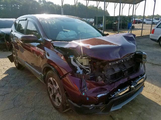 7FARW1H81JE028306 - 2018 HONDA CR-V EXL MAROON photo 1