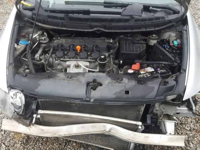 2HGFG11978H515949 - 2008 HONDA CIVIC EXL SILVER photo 7