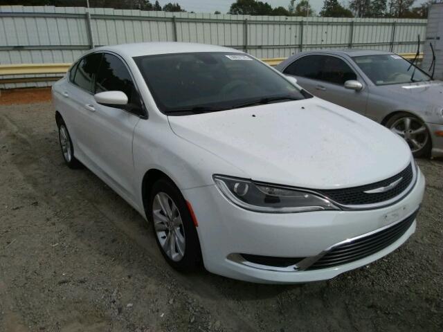 1C3CCCAB3FN576932 - 2015 CHRYSLER 200 LIMITE WHITE photo 1